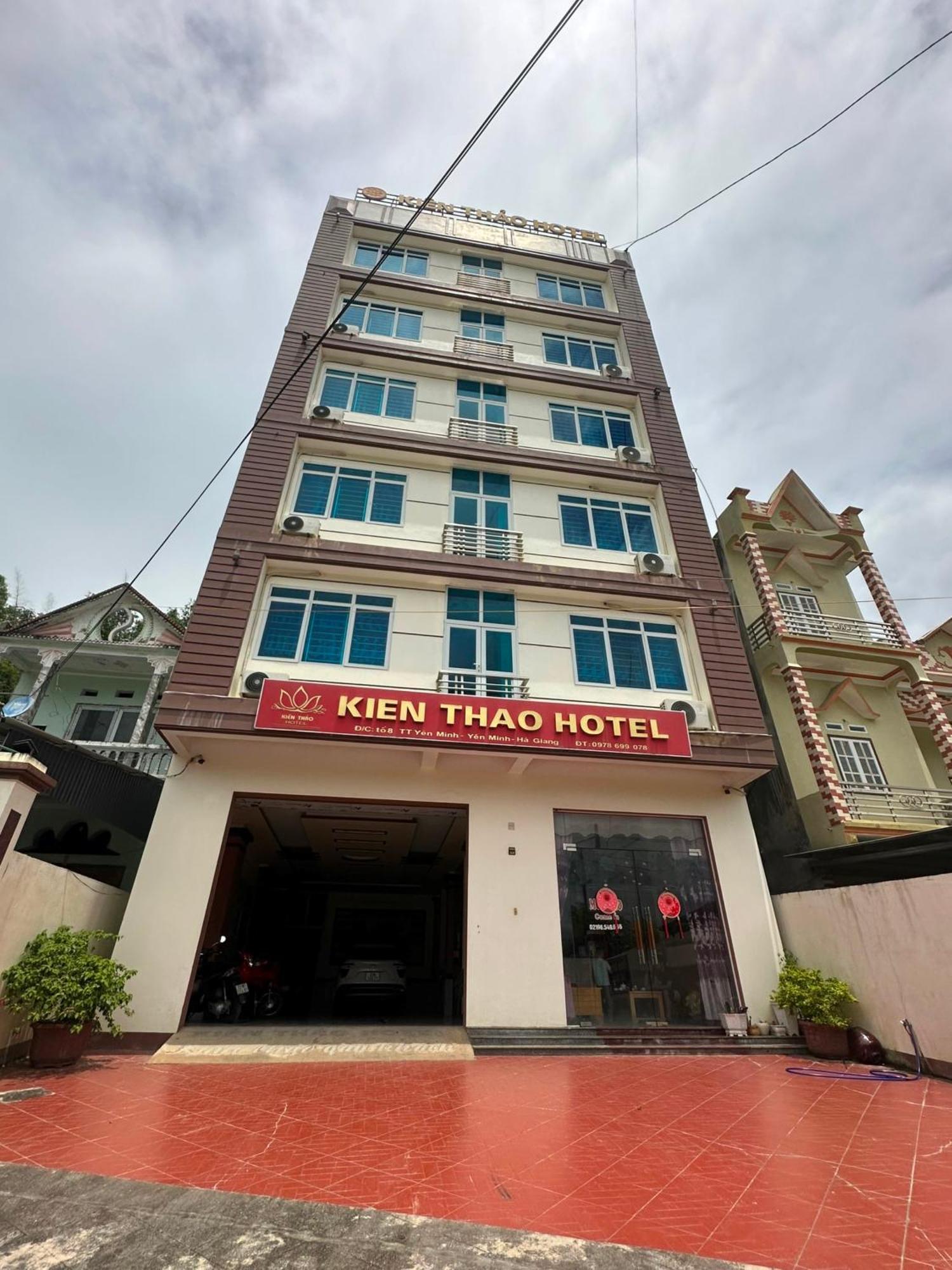 Kien Thao Hotel Yen Minh Bagian luar foto